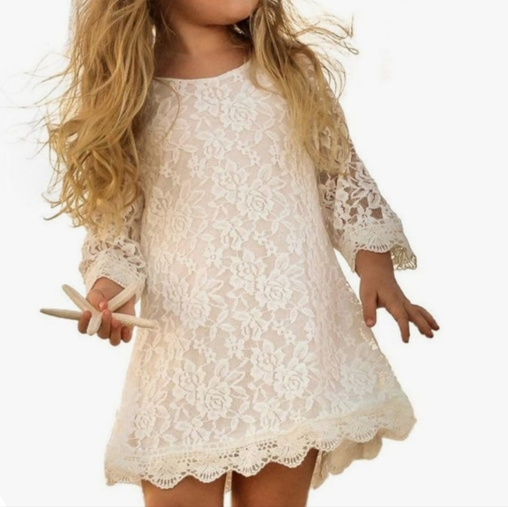 Toddler lace Boho style dress